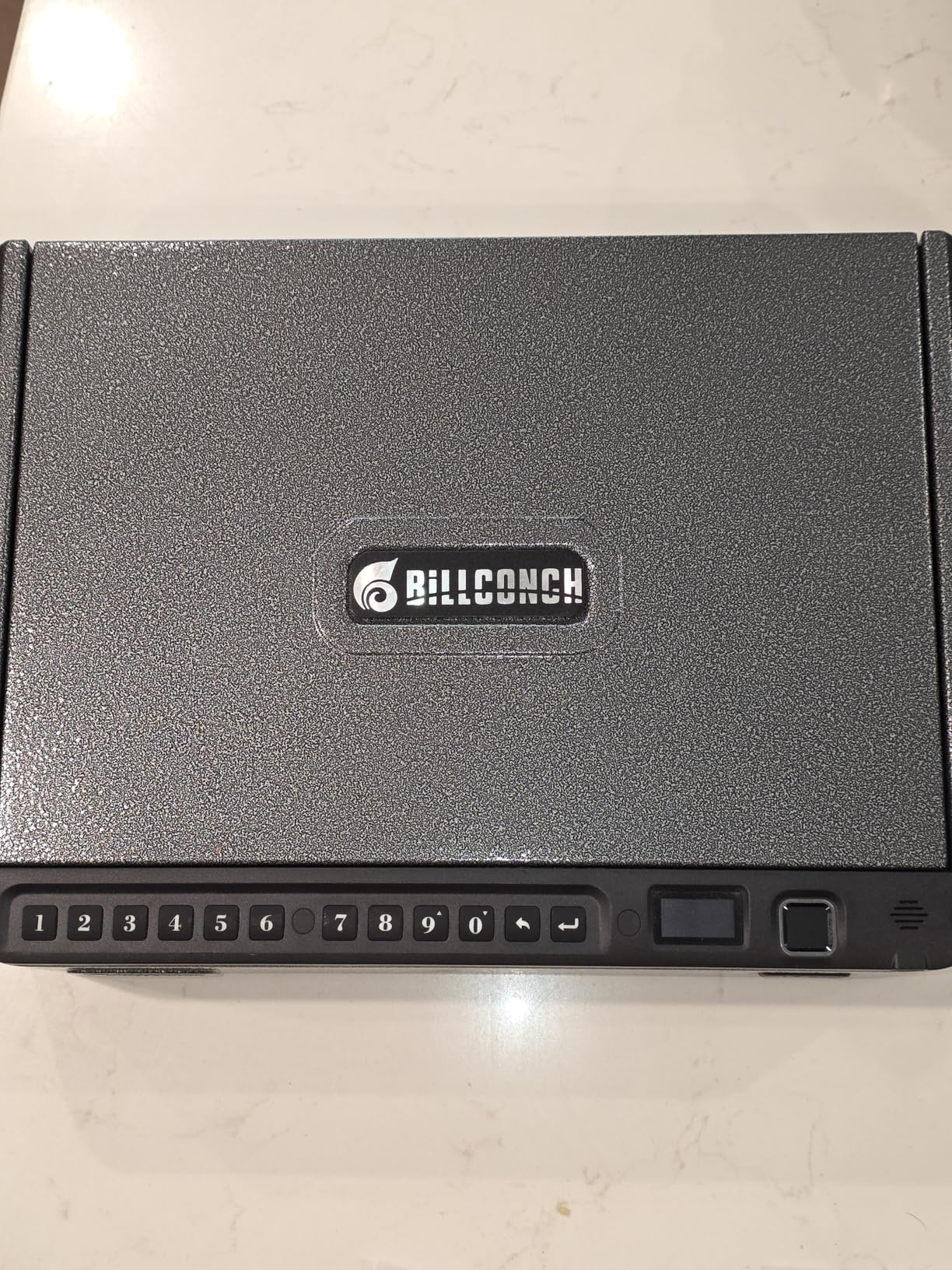 BILLCONCH Gun Safe for Handgun - Biometric Gun Safe 4 Ways Quick Access with Fingerprint/Full-digital Keypad/Key/APP Lock Handgun Pistol Safe for Nightstand Bedside Home customer photo 1