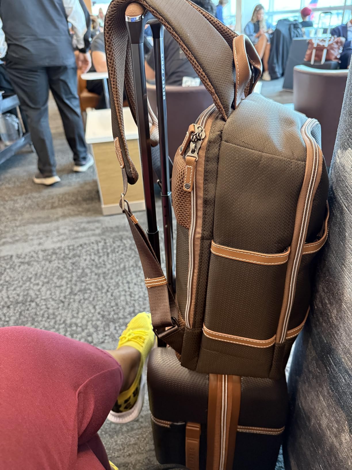 DELSEY PARIS Chatelet Air 2.0 Hardside Luggage with Spinner Wheels, Chocolate Brown, 3 Piece Set, (19/24/28) customer photo 2