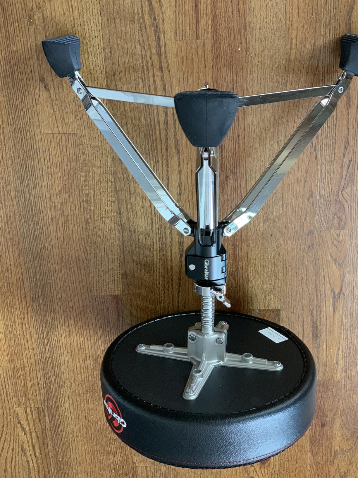 Gibraltar Drum Throne with Adjustable Height, Round Seat, Single-Braced Drum Stool, Lightweight Portable Design (4608) customer photo 2