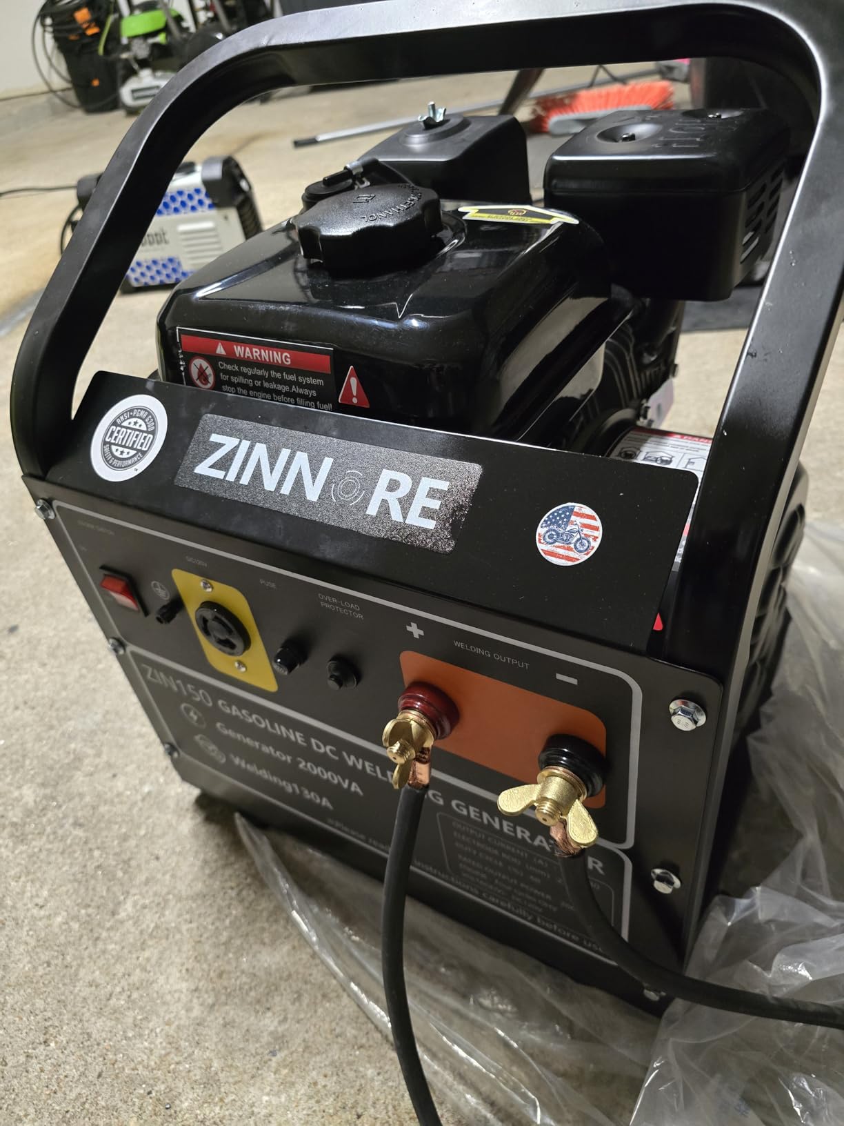 Portable 2000 Watt Engine Driven Welder 130 Amp Stick Welder customer photo 1