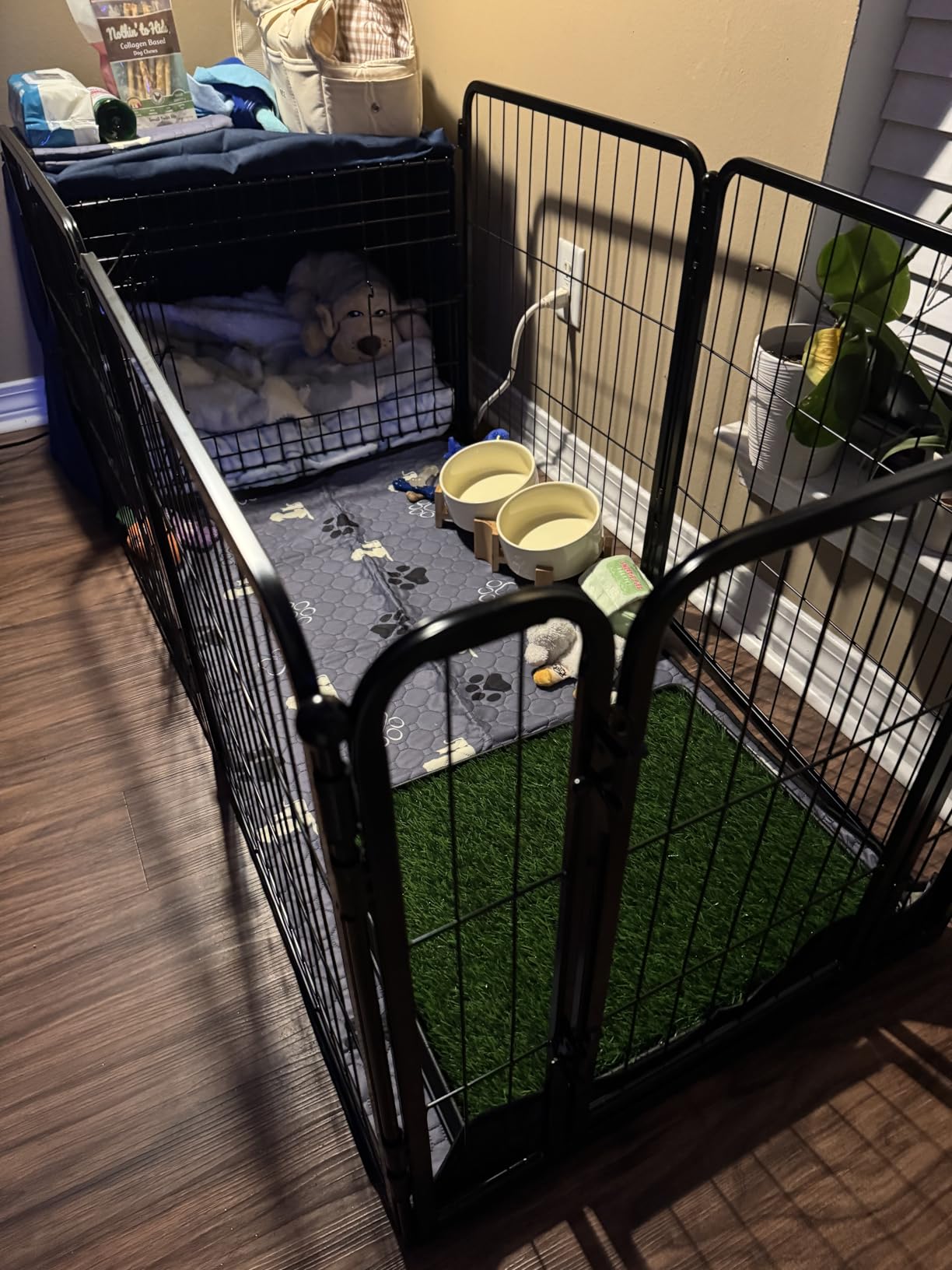 FXW Homeplus Unleashed Indoor Dog Playpen - Heavy Duty 24 Inch 6 Panels Dog Pen for Puppy and Small Dogs customer photo 2