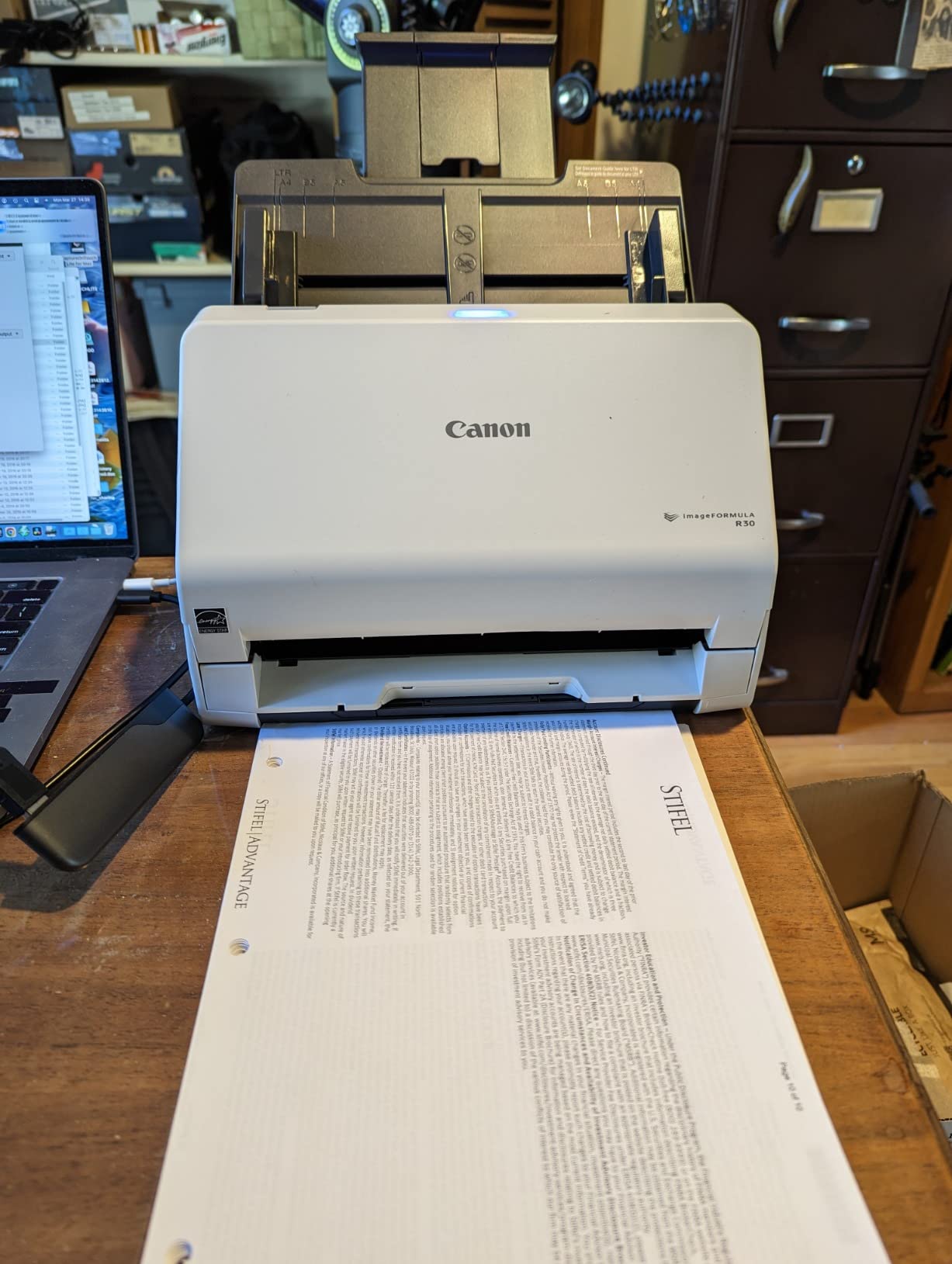 Canon imageFORMULA R30 Office Document Scanner with ADF customer photo 2