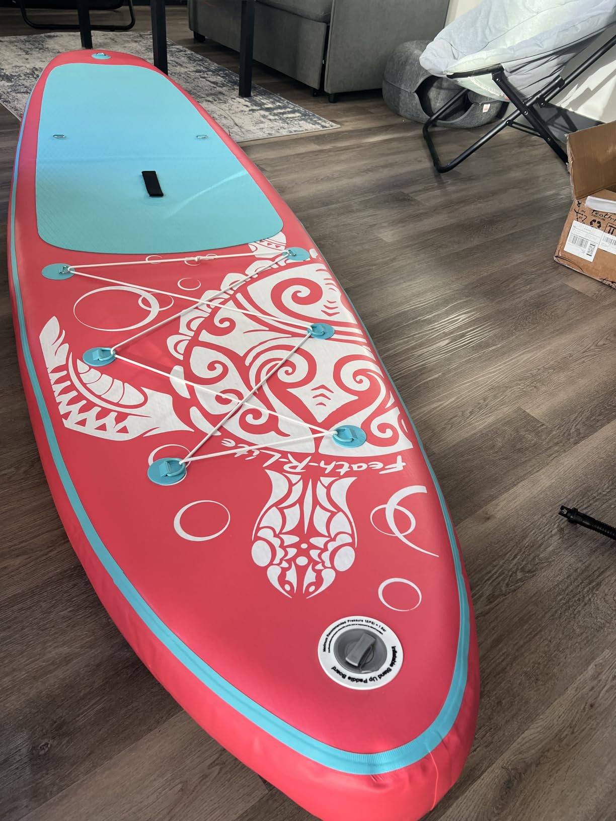 FEATH-R-LITE Inflatable Ultra-Light 10'x30''/10'6''x33'' Stand Up Paddle Board for All Skill Levels with Premium SUP Paddleboard Accessories, Non-Slip Comfort Deck for Youth & Adults customer photo 1