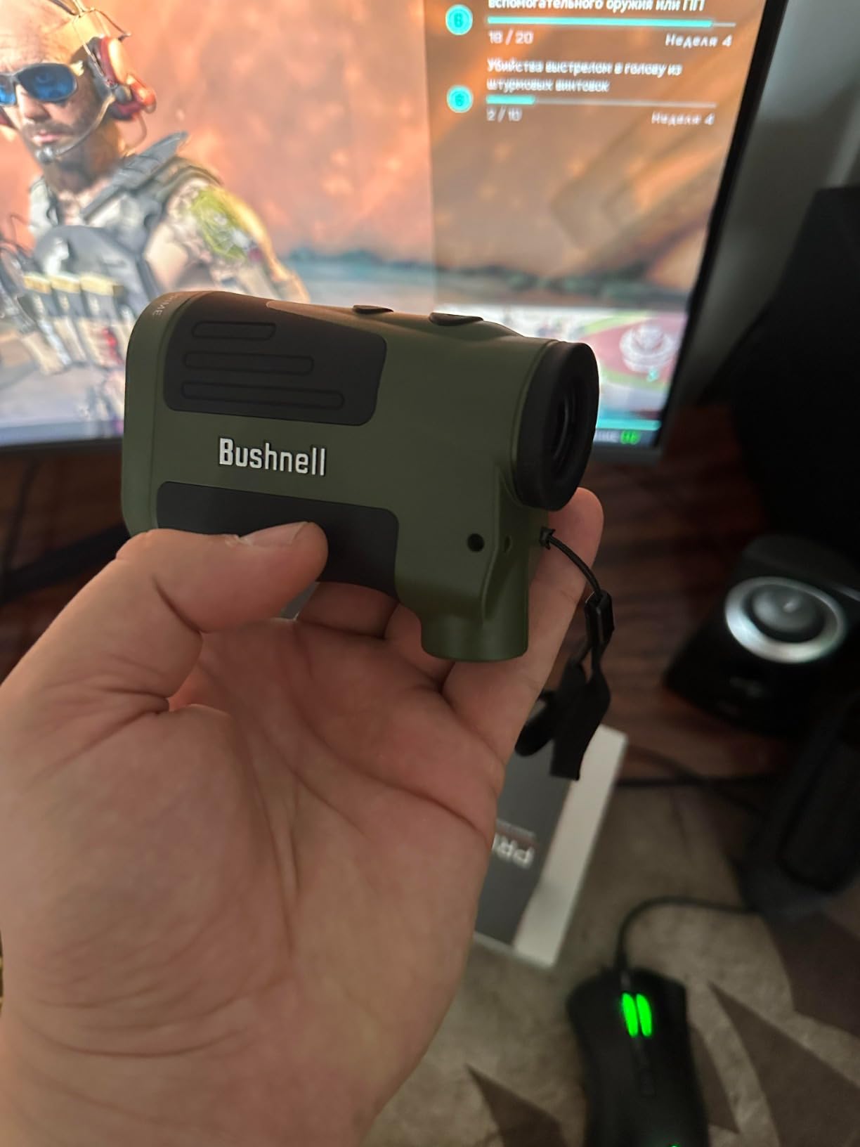 Bushnell Prime 1500 Hunting Laser Rangefinder 6x24mm - Bow & Rifle Modes, BDC Readings, Crystal Clear Optic Protected by Exo Barrier customer photo 1