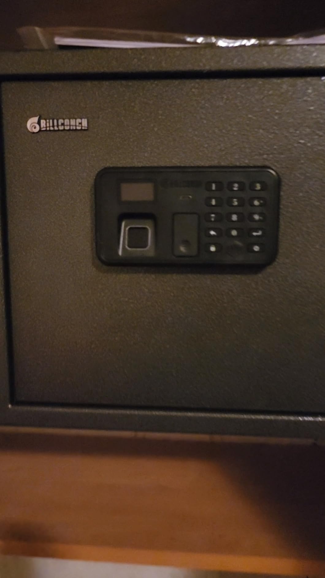 Billconch Smart Gun Safe for Multiple Pistols - Automatic Lock Safe Box with LCD Display/Voice Guide, Quick Access Unlock with Fingerprint/Keypad/Key/App, Biometric Handgun Safe for Money Valuables customer photo 2