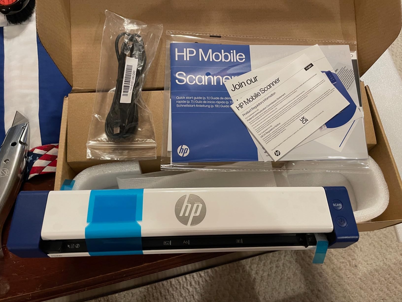 HP Small USB Document Scanner for Portable 1-Sided Sheetfed Digital Scanning customer photo 2