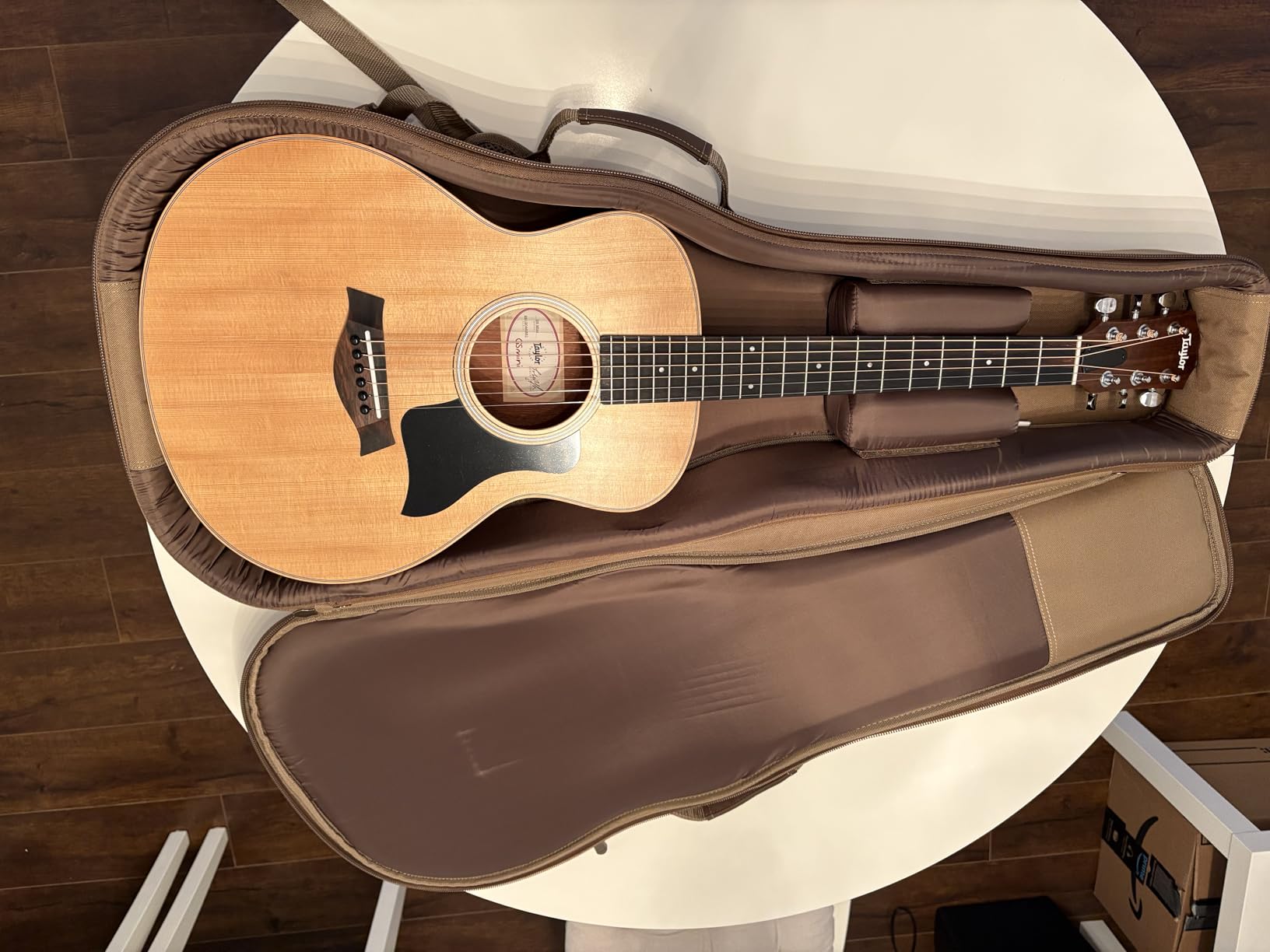 Taylor GS Mini Sapele Acoustic Guitar - Compact Travel Guitar, Solid Top with Layered Sapele Back & Sides customer photo 2