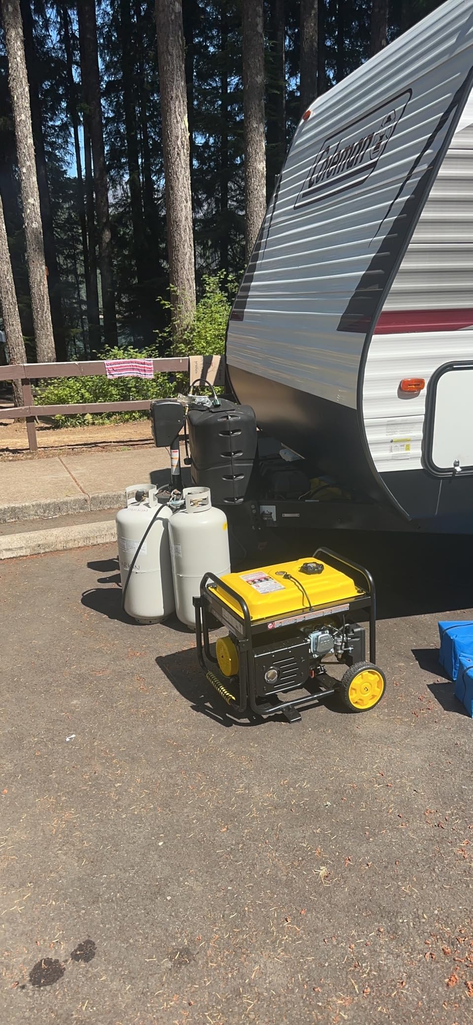 Champion Power Equipment 5000-Watt Electric Start Tri Fuel RV Ready Portable Generator with Free 3-Year Warranty customer photo 2