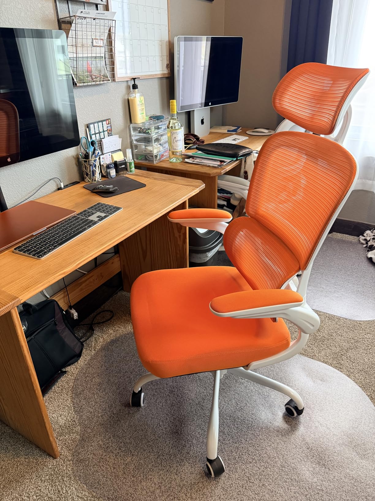 TRALT Office Chair Ergonomic Desk Chair, 330 LBS Home Mesh Office Desk Chairs with Wheels, Comfortable Gaming Chairs (Black) customer photo 1