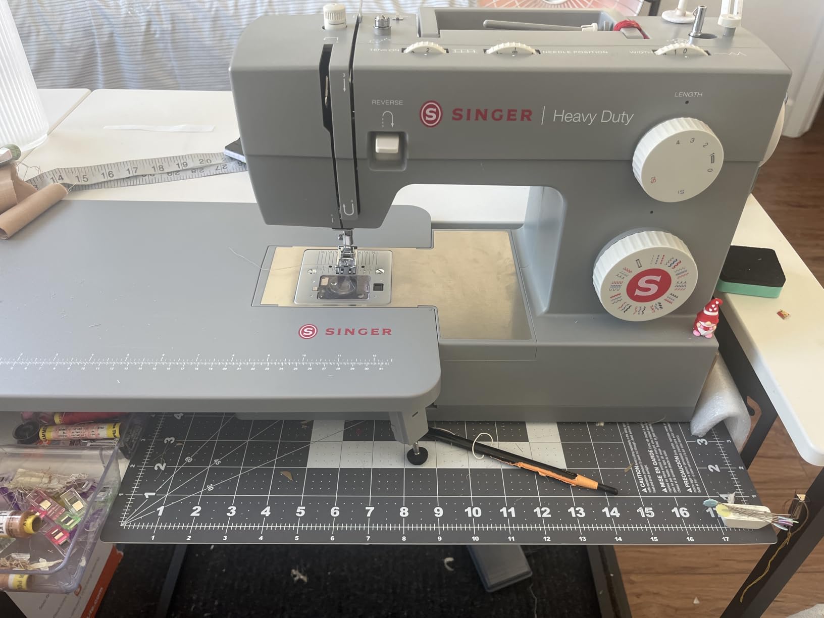 SINGER Heavy Duty 6380 Sewing Machine with Extension Table & Accessory Kit customer photo 1