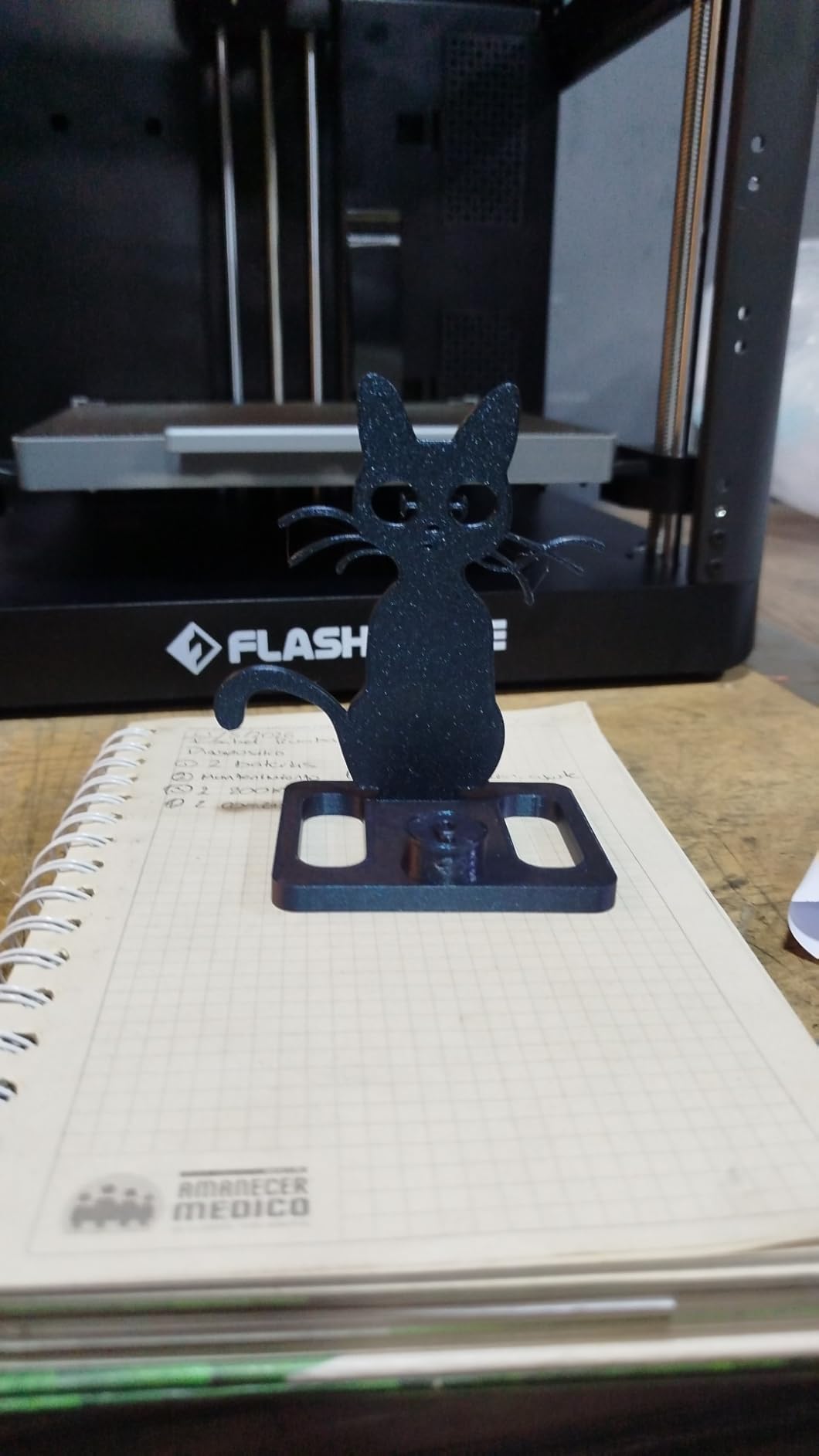 FLASHFORGE Adventurer 5M 3D Printer, 600mm/s High-Speed, 1 Click Fully Auto Leveling, Upgraded Direct Extruder Quick Detachable 280°C Nozzle, Dual-Sided PEI Coating Plate, Print Size 220x220x220mm customer photo 1
