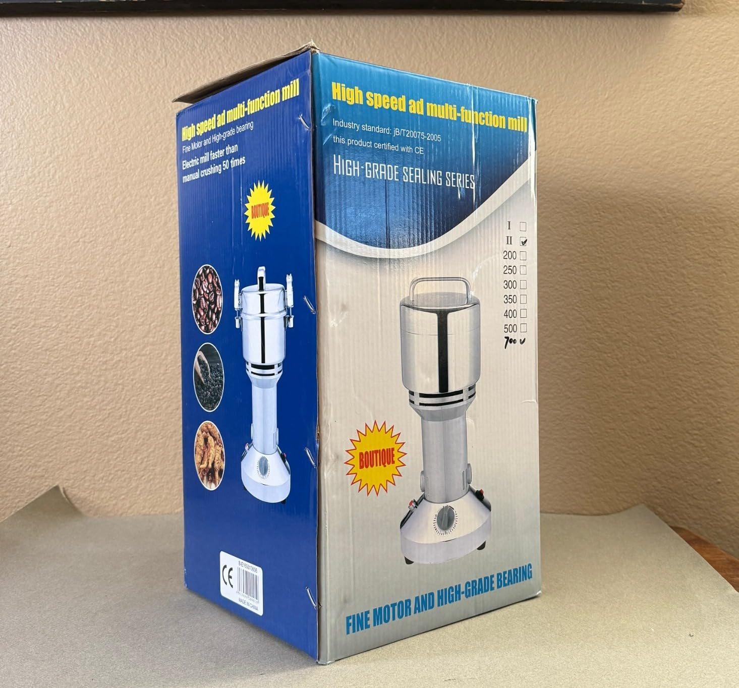 Grain Mill 150g, flour mill grinder for home, Electric Stainless Steel Grain Grinder for Wheat, Spices, coffee,Corn and Other Dry Food Grinders for Kitchen customer photo 2