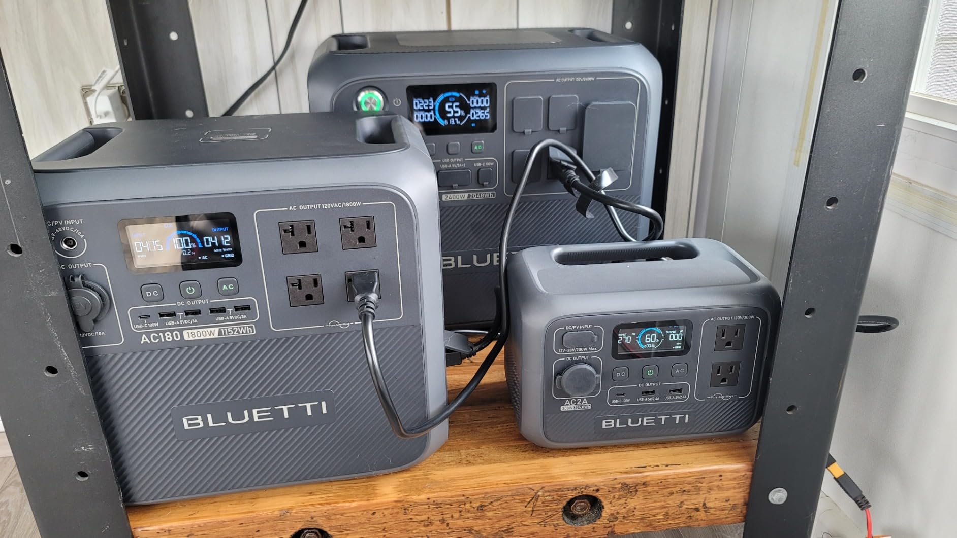 BLUETTI Solar Generator AC200L with 200W Solar Panel, 2048Wh LiFePO4 Battery Backup w/ 4 2400W AC Outlets (3600W Power Lifting), for Camping, Home Use, Emergency customer photo 1
