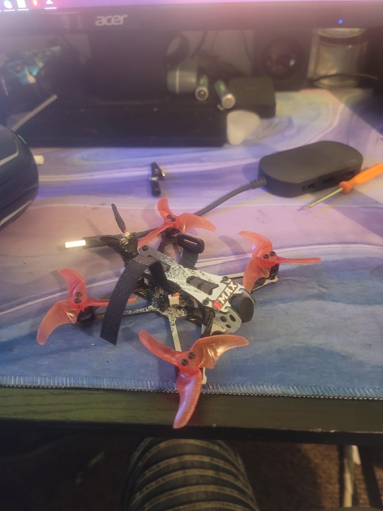 Tiny Hawk Micro Drone Free Style 2 FPV Racing Outdoor Quad Ready To Fly Kit with Goggles and Controller for Beginners and Pros customer photo 1