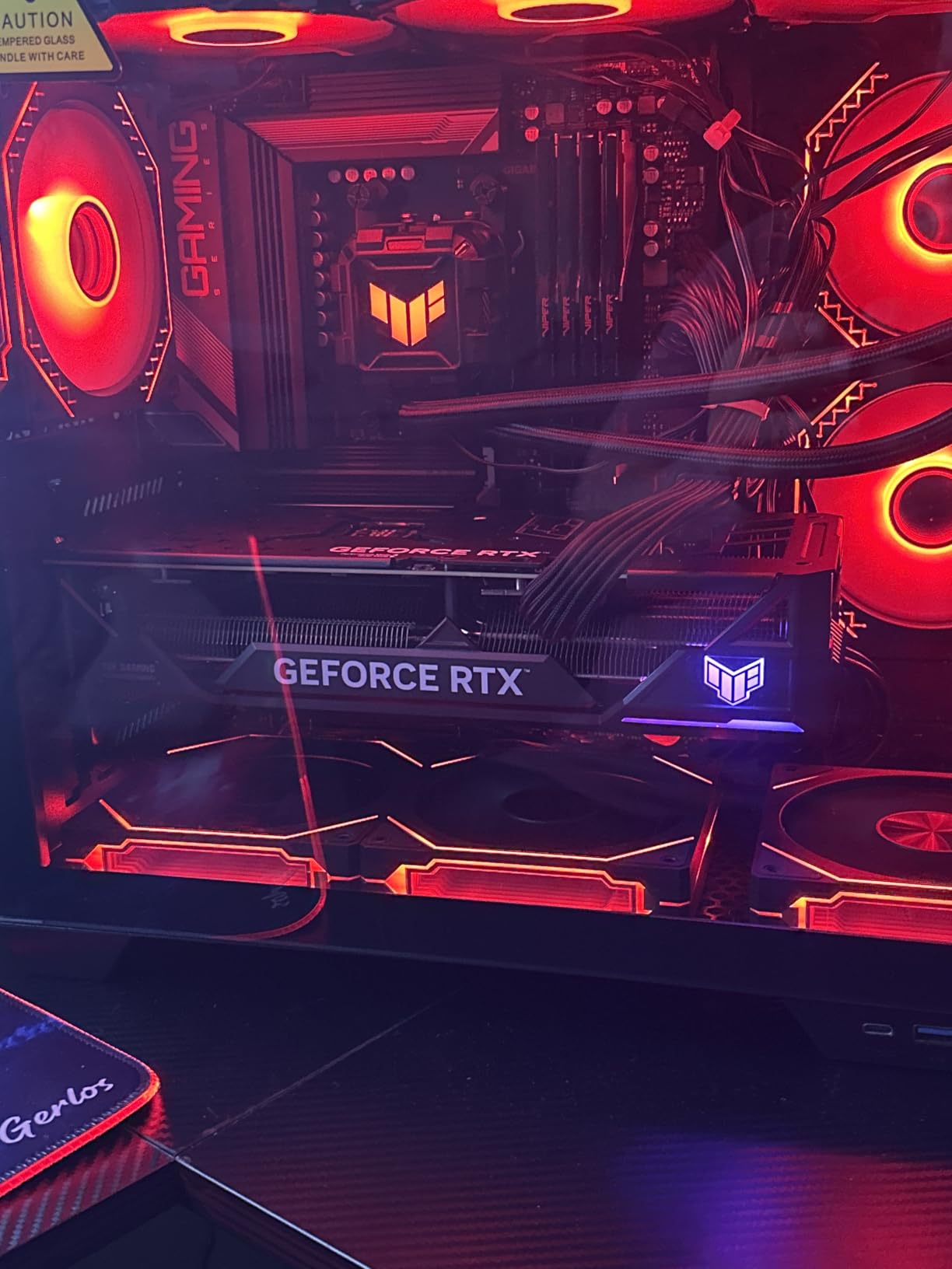 ASUS TUF Gaming GeForce RTX 4070 Ti Super 16GB GDDR6X OC Edition Gaming Graphics Card (NVIDIA DLSS 3, PCIe 4.0, 2X HDMI 2.1a, 3X DisplayPort 1.4a, TUF-RTX4070TIS-O16G-GAMING) customer photo 1