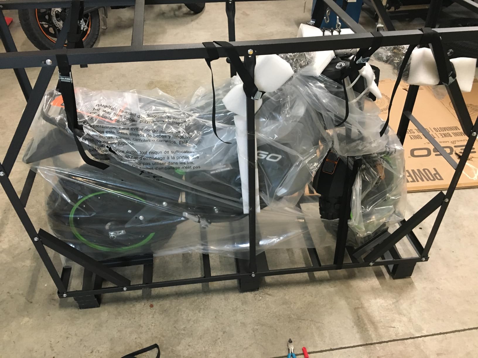 EGO POWER+ Battery Powered Electric Mini Bike, 28 MPH, Includes (2) 56V 7.5Ah Batteries and Charger - MB1005-2 customer photo 1