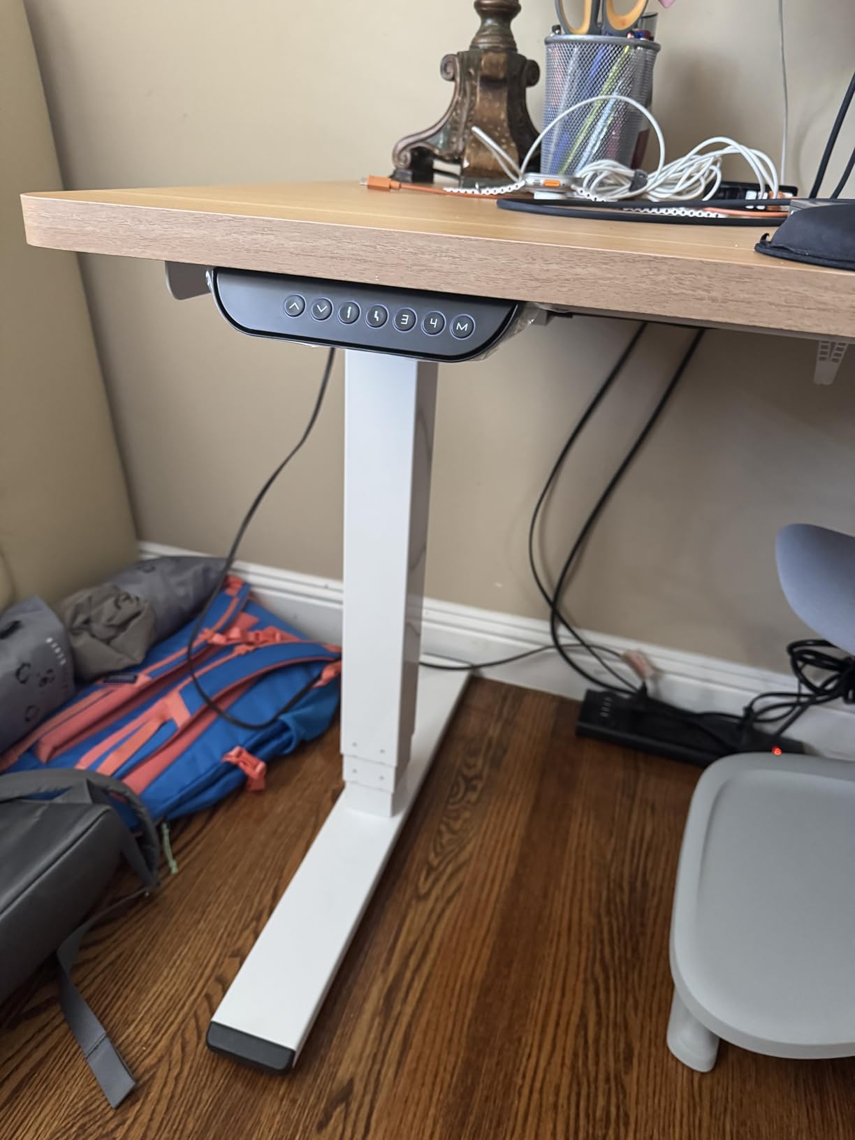 FLEXISPOT E6 MAX Dual Motor 55x28 Inch 3-Stage Heavy Duty Standing Desk, 330lbs, Cable Management & Wheels customer photo 2