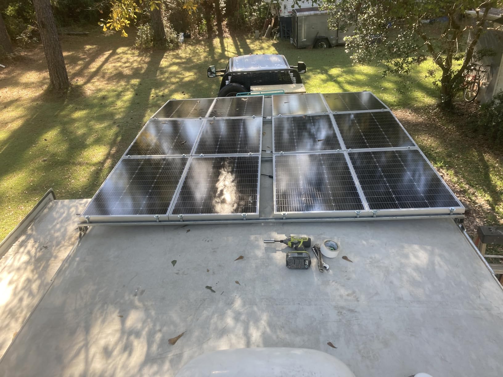 ECO-WORTHY 400W Solar Panels 4pcs 100 Watt 18V Monocrystalline Solar Panel Module for Off Grid PV Power for Home, Camping, Boat, Shed Farm, RV, 12V Battery, 2-Pack customer photo 2