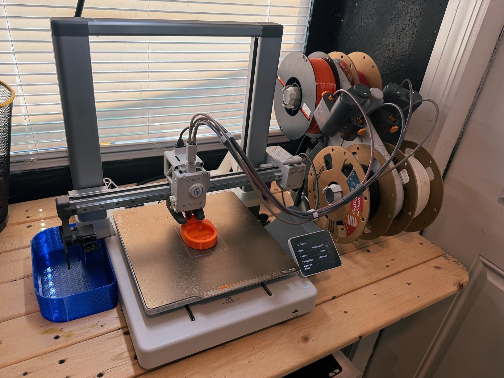 Bambu Lab A1 3D Printer, Support Multi-Color 3D Printing, High Speed & Precision, Full-Auto Calibration & Active Flow Rate Compensation, 256x256x256mm Build Volume customer photo 2