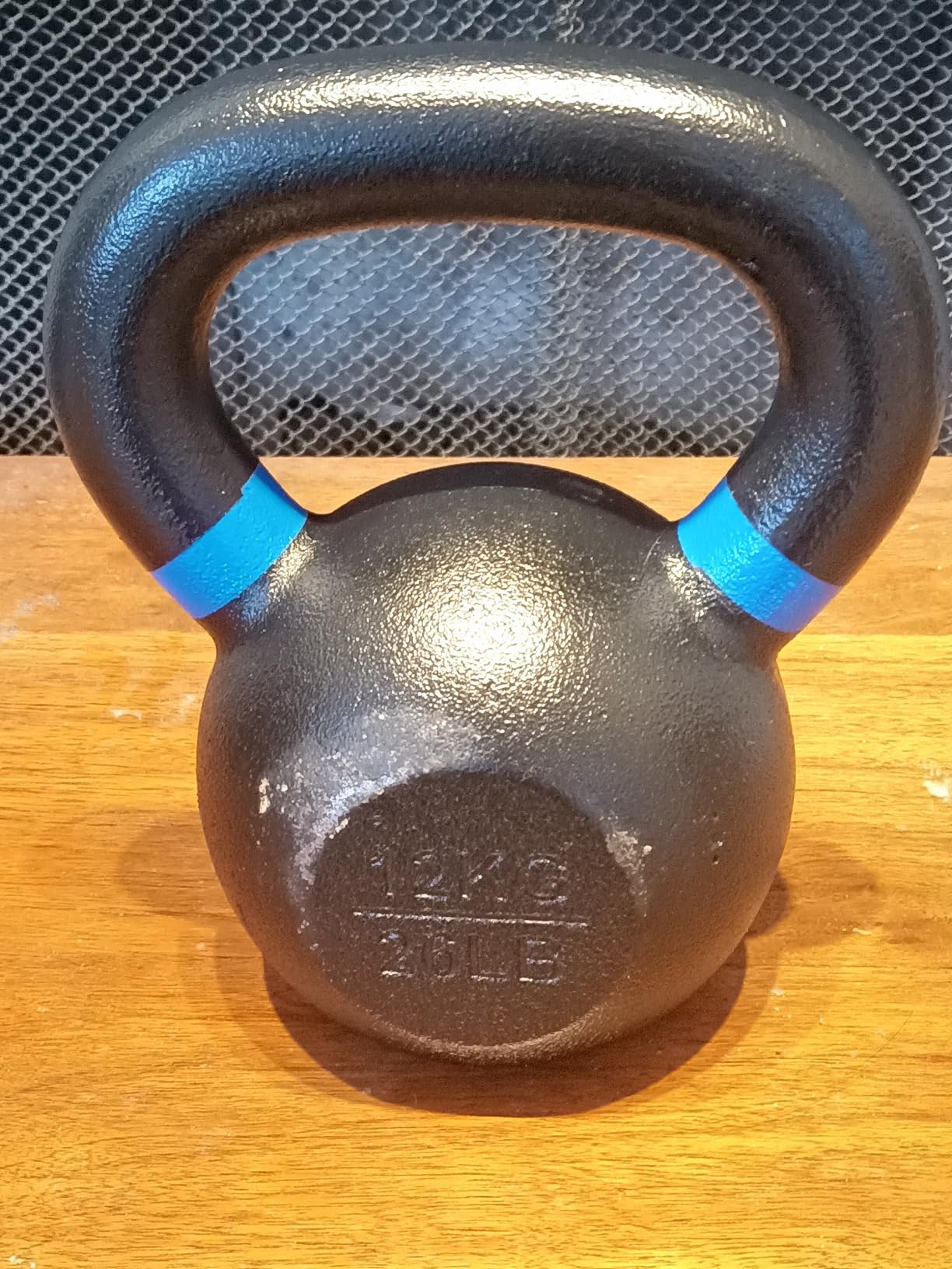 Rage Fitness Single Cast Iron Kettlebell | Powder Coated - Wide Handle Weights for Core & Glute Workouts; Swings, Squats, Deadlifts; Strength, Endurance & Flexibility for Men & Women customer photo 1