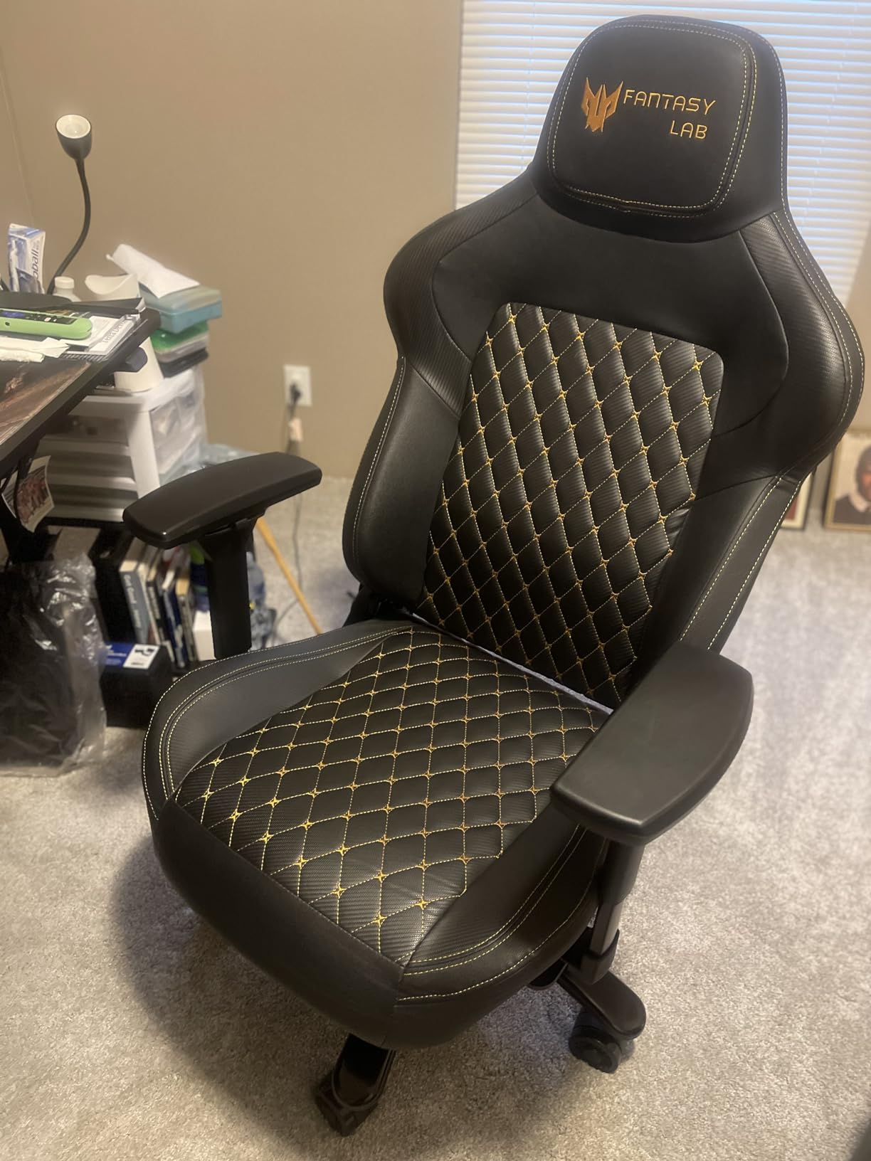 Big and Tall Gaming Chair 440LBS Gaming Chair with Metal Base Memory Foam Lumbar 4D Adjustable Armrest Computer Chair for Heavy People Ergonomic High-Back customer photo 2
