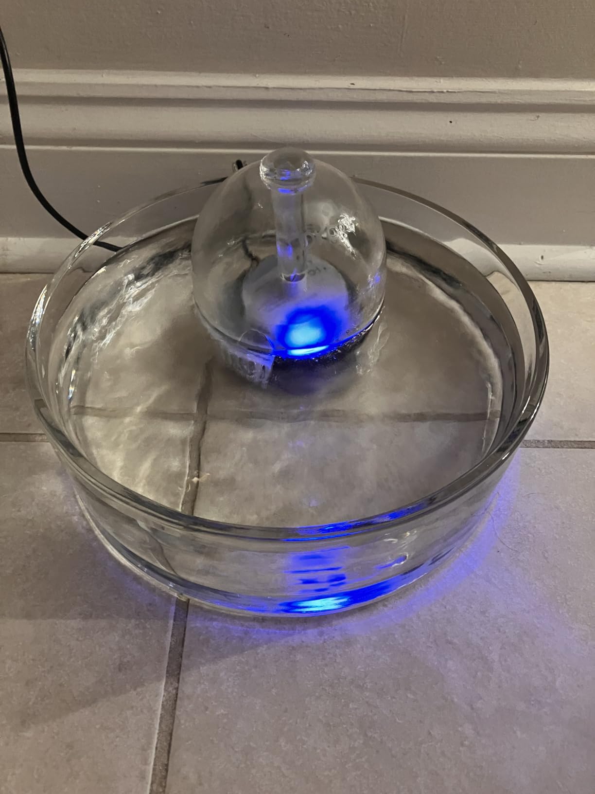 Brook Glass Pet Fountain (90oz/2.7L) - Cat & Dog Water Fountain - Glass Cat Fountain & Automatic Water Dispenser for Drinking customer photo 2