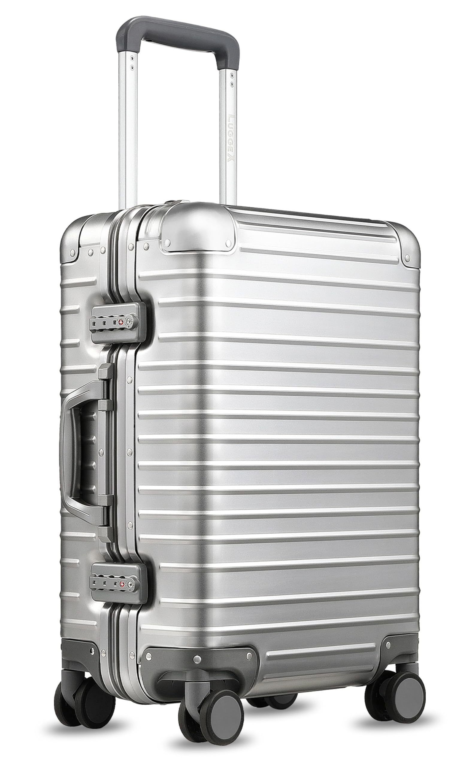 All Aluminum Carry On Luggage with Wheels, AV Zipperless Hardshell Suitcase with TSA Lock (ZX-Enhance, Silver, 20 Inch) customer photo 1