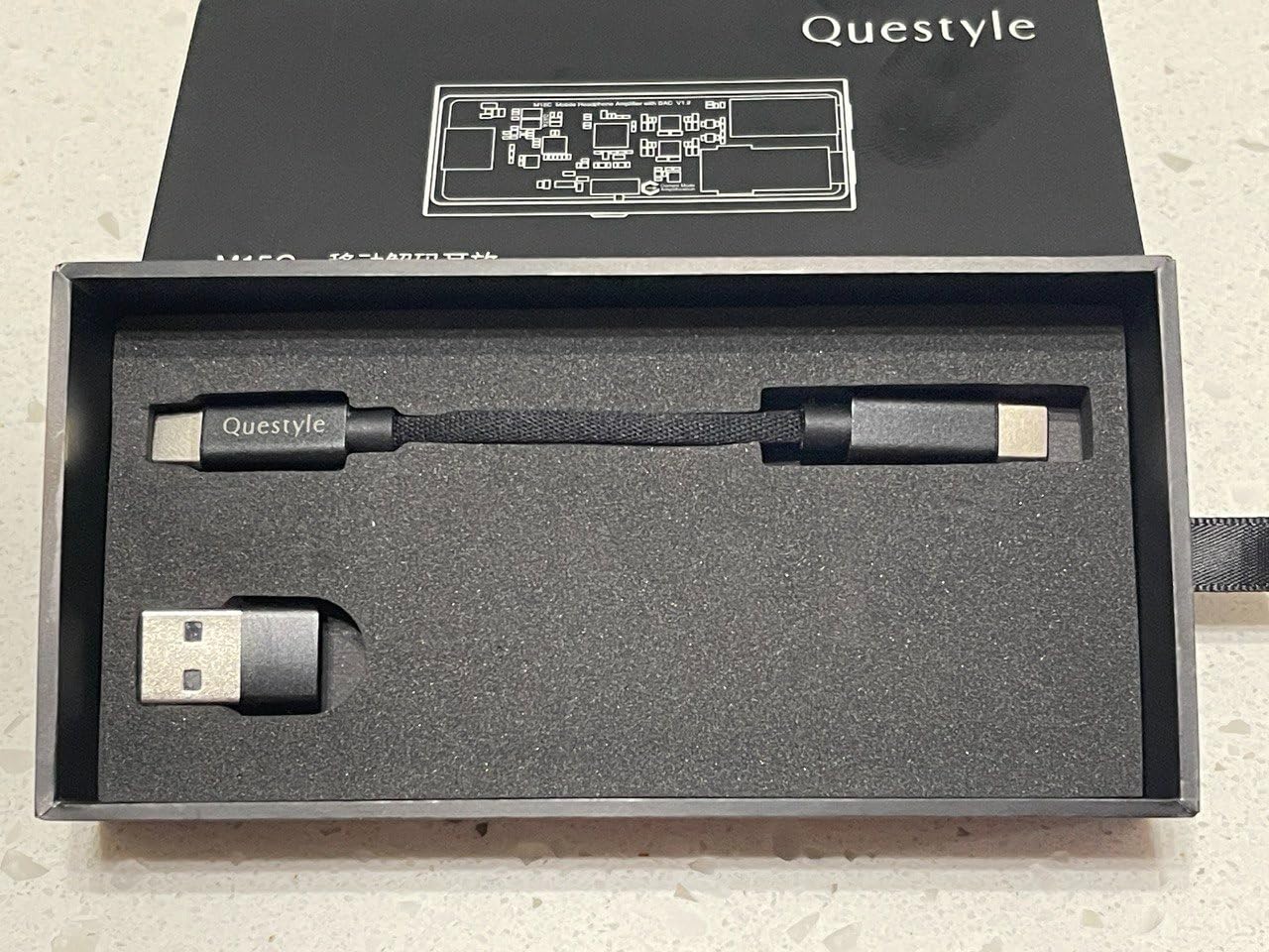 Questyle M15C Headphone Amplifier Portable USB DAC Amps 32Bit/384kHz DSD256 Decoder with 4.4mm and 3.5mm Dual Outputs High Resolution Lossless for Smartphones/PC/Laptops customer photo 2