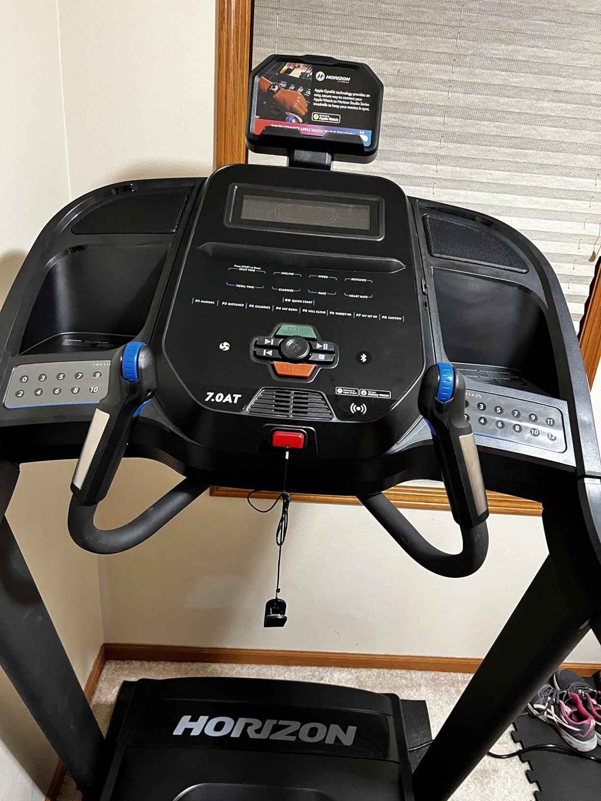 Horizon Fitness Treadmill - Folding Treadmill with Bluetooth, QuickDial Controls customer photo 2