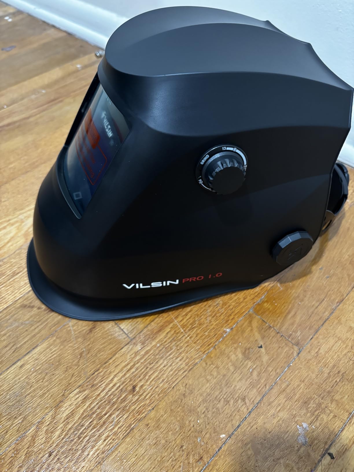 VILSIN Welding Helmet Auto Darkening Solar Powered Welding Hood with 2 Arc Sensor, Wide Shade 3/4-8/9-13 for TIG MIG ARC Weld Grinding Welder Helmet, Black customer photo 1