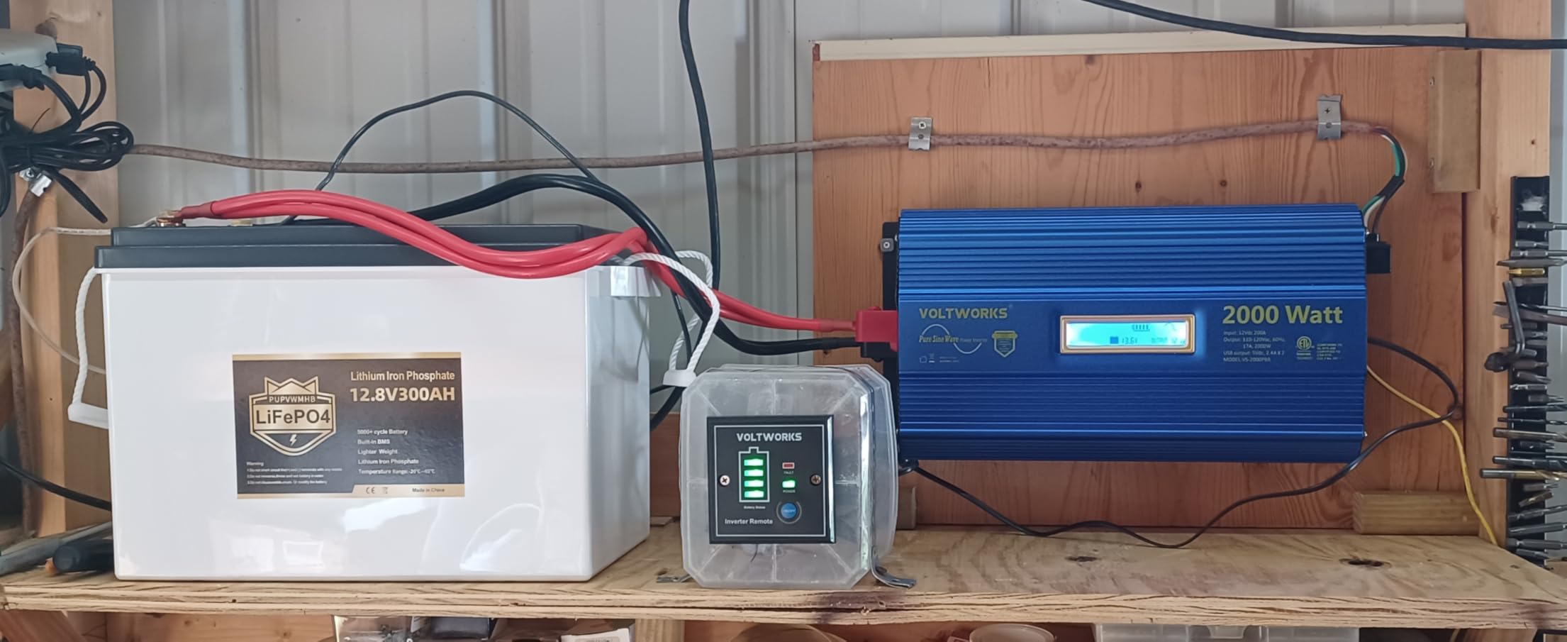 12V 300Ah LiFePO4 Lithium Battery, Bluetooth LifePO4 Battery, Upgraded 200A BMS, 3840Wh Rechargeable Lithium Battery with Low Temp Cut off, Perfect for RV Solar Marine Solar Panel Camping customer photo 2