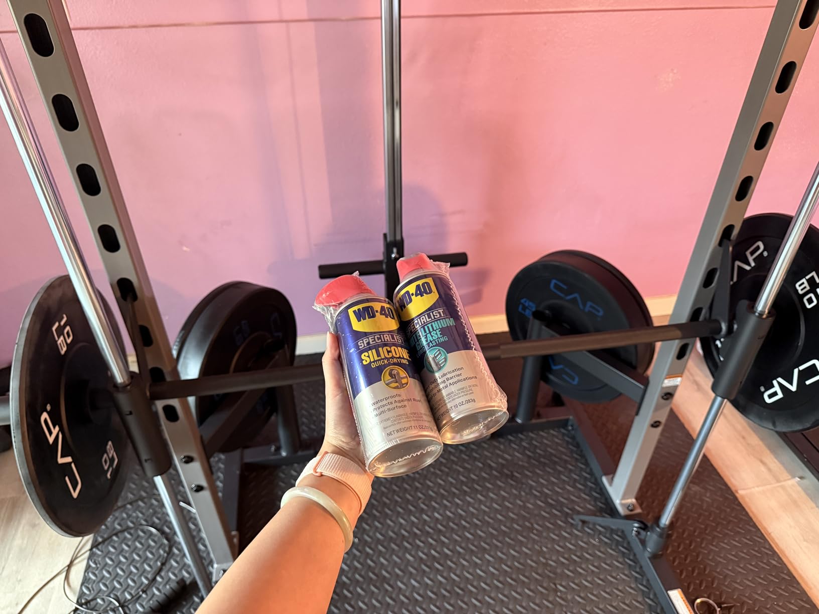 All-in-One Adjustable Smith Machine with LAT-Pull Down System Multi-Function Power Cage for Home Gym Cable Crossover Squat Rack of Workout Machine Training Equipment with Attachments customer photo 2