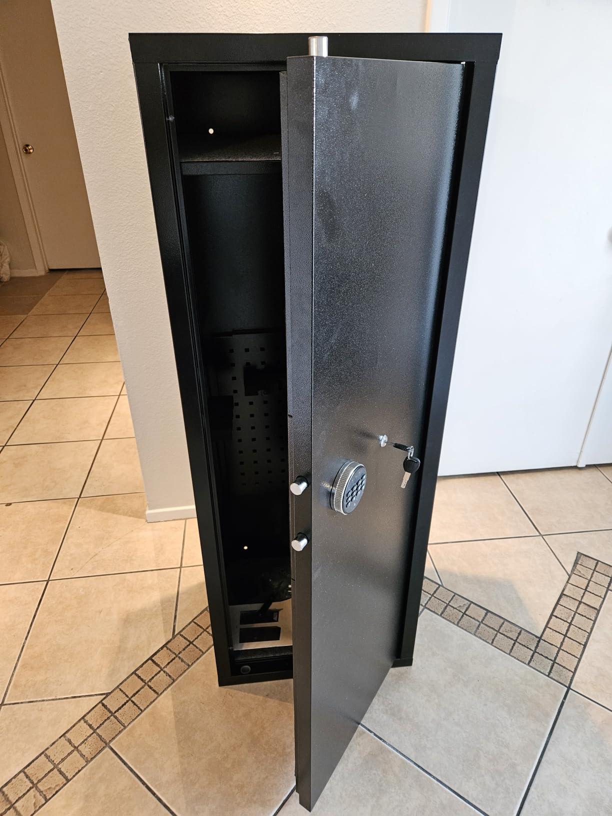 INTERGREAT 14-16 Gun Safe, Large Gun Safe for Rifles and Pistols, Quick Access Rifle Safe with 3 Removable Gun Racks and 4 Pistol Pockets, Digital Gun Cabinet with Dual Alarm and Mute Mode customer photo 1