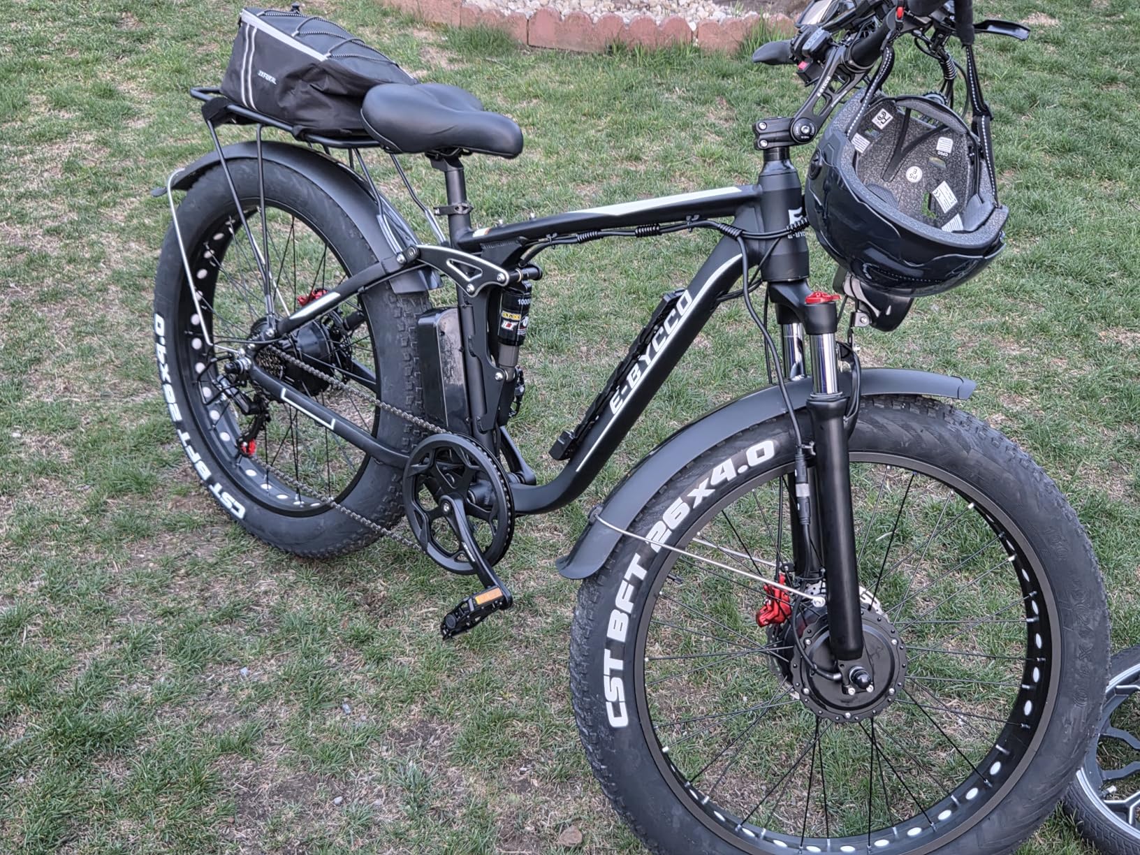 E·Bycco 6000W Peak Dual Motor Electric Bike for Adults, 52V 32AH Battery, Max 45MPH & 100Miles, Full Suspension, Hydraulic Brake, Fat Tire E-Bikes customer photo 1