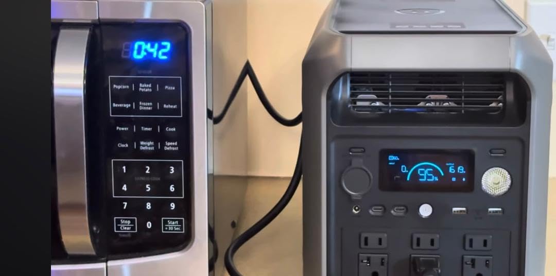 DABBSSON 2048Wh Portable Power Station, Safe Semi-Solid LiFePO4, 3300W Power Boost, 2200W AC Output, 41lb Compact & Lightweight, 1.3X Runtime, 2000L Solar Generator for Camping/Home/RV customer photo 2