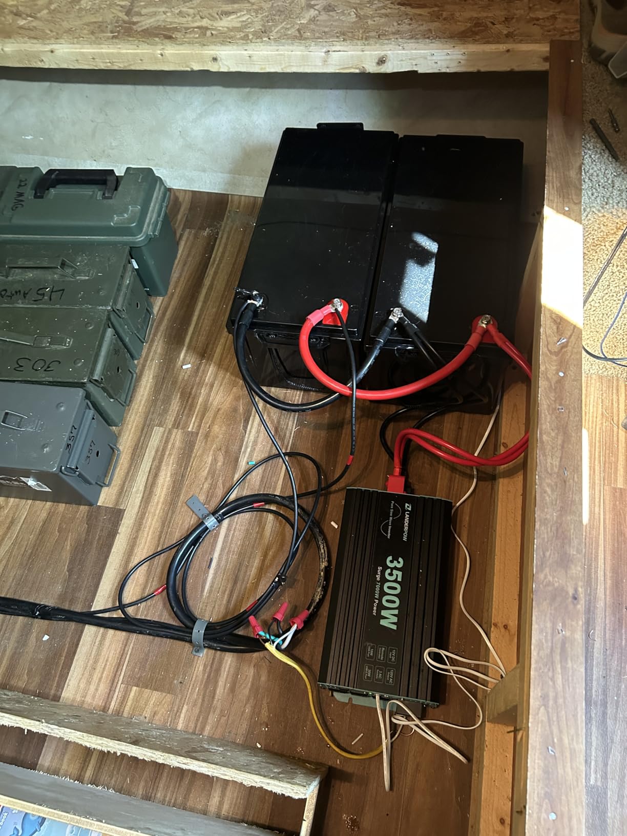 12V 200Ah LiFePO4 Battery, Built-in 200A BMS, 15000 Deep Cycles, 2560Wh,Low Temp Protection Lithium Iron Phosphate Battery for Home Energy, RV, Trolling Motor, Marine, Solar, Off-Grid customer photo 2