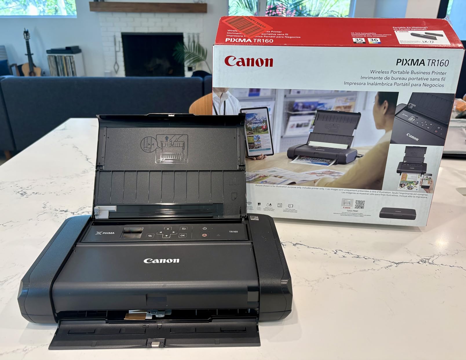 Canon PIXMA TR160 Wireless Portable Printer customer photo 2