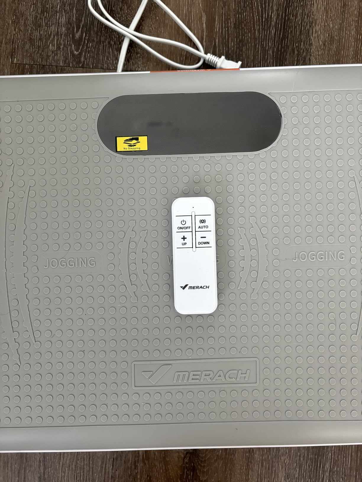 MERACH Vibration Plate Exercise Machine, Vibration Plate 440 Lbs Capacity, Bluetooth and Silicone Pedal, Stimulate Deep Fat, Vibration Plate for Lymphatic Drainage, Vibrating for Weight Loss customer photo 1