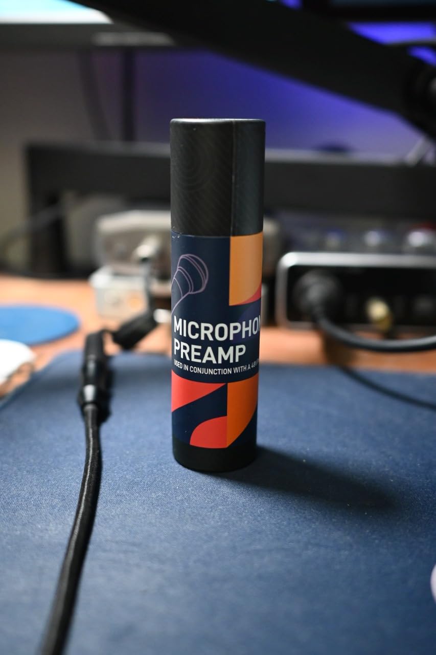 StudioMan DPM1 XLR Dynamic Microphones Preamp, 29dB Gain & Low-Noise Signal Boost customer photo 2