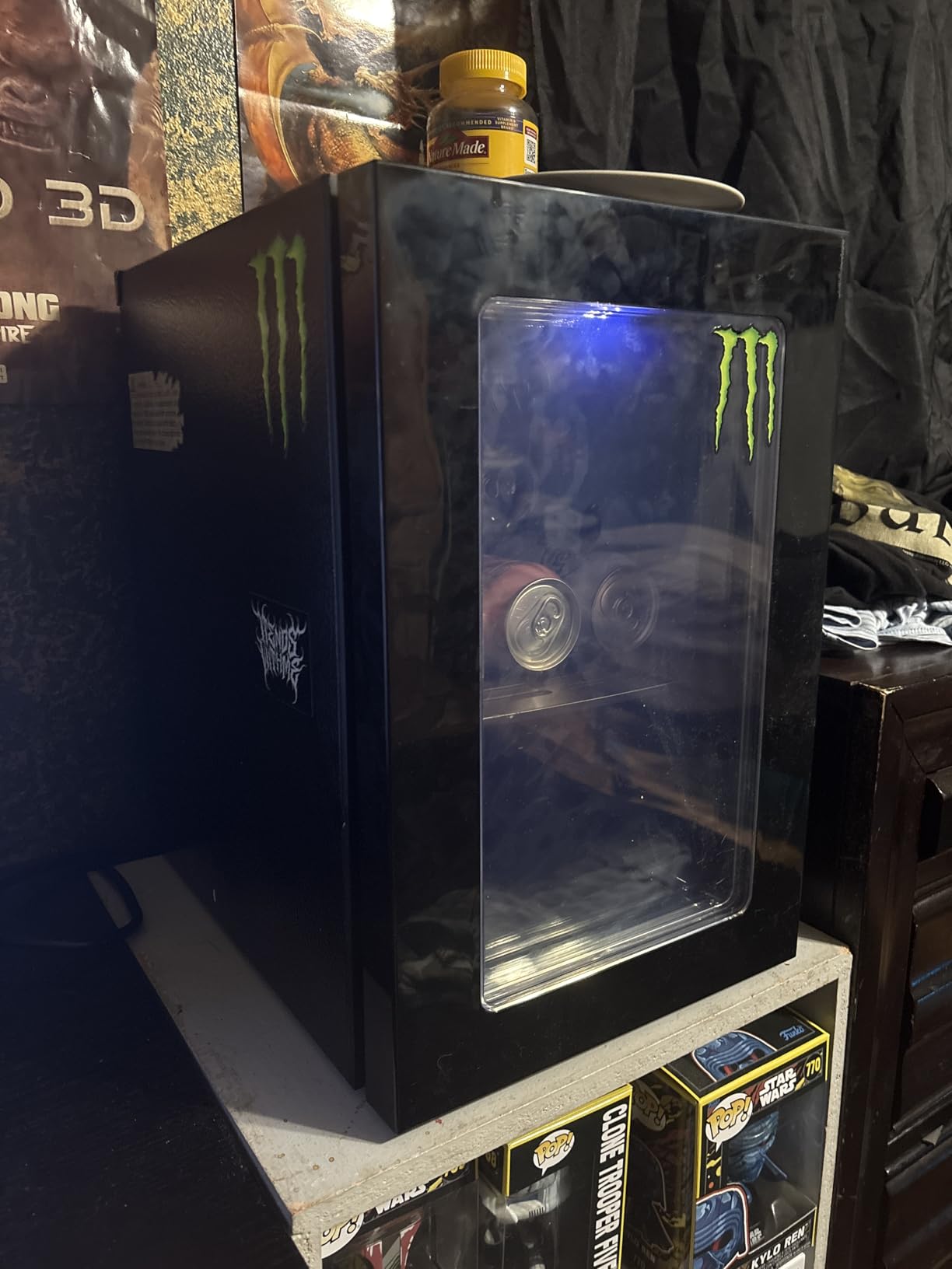 Feelfunn 24 Cans Beverage Refrigerator Cooler - Mini Fridge with Digital Temperature Control for Soda Wine Beer customer photo 1
