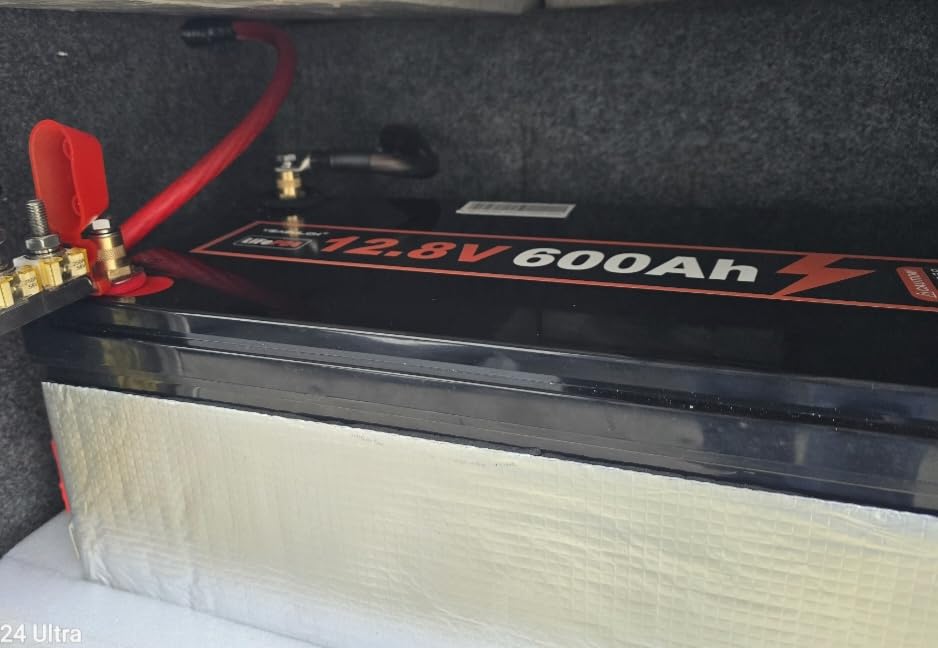 12V 300Ah (314Ah) LiFePO4 Battery 200A BMS 3840Wh Up to 6000+ Deep Cycle Lithium Iron Phosphate Battery Perfect for RV Camping Marine Solar Energy Storage Backup Power customer photo 2