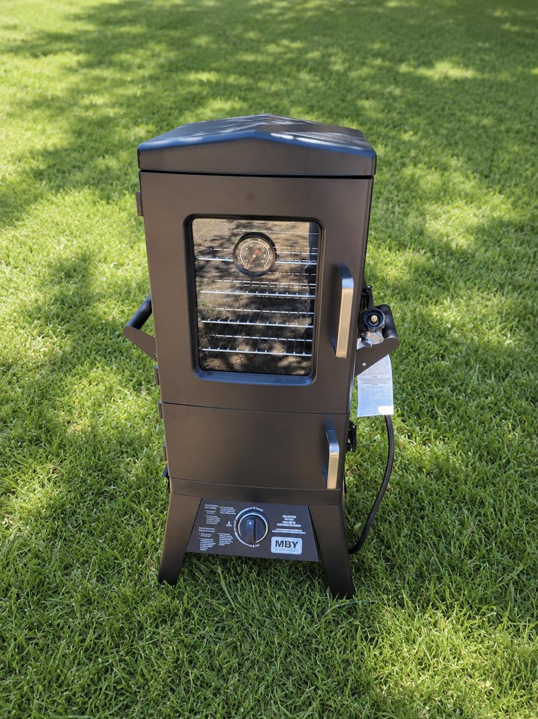 4-Rack Vertical Propane Smoker with Cover customer photo 1