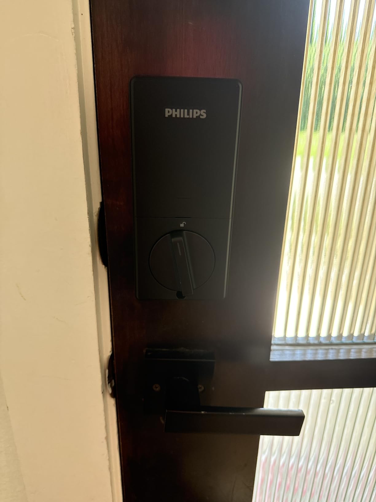 Philips WiFi Smart Keypad Deadbolt Lock, App Remote Control, No Hub Required, Support Alexa & Google Assistant, Keyless Entry Door Lock with Auto Lock, Digital Smart Locks for Front Door, Satin Nickel customer photo 2