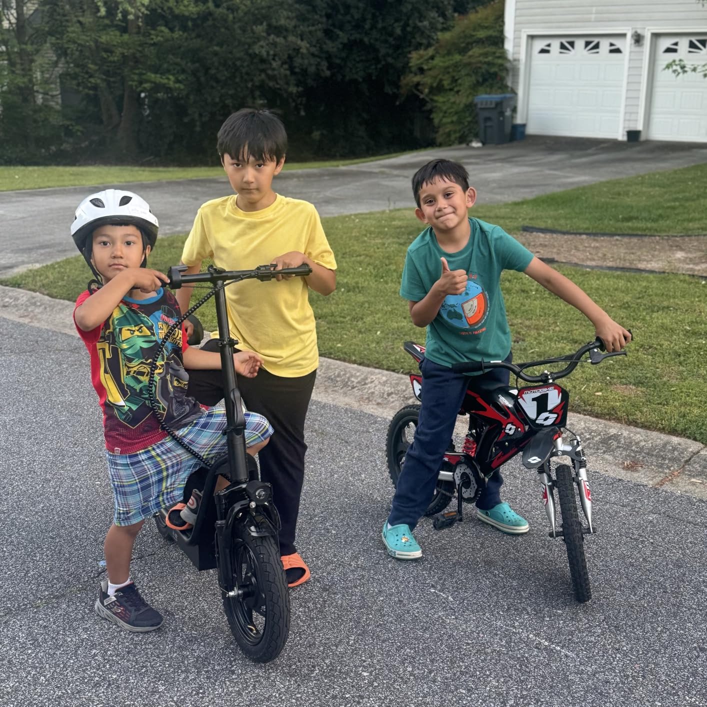 WERHY Electric Scooter, 500W Motor, 14'' Tires, Top Speed 22 mph, Max 27/49 Miles Ranges, Foldable E-Scooter with Suspension, Digital Display, Cruise Control, Rear Seat Box customer photo 1