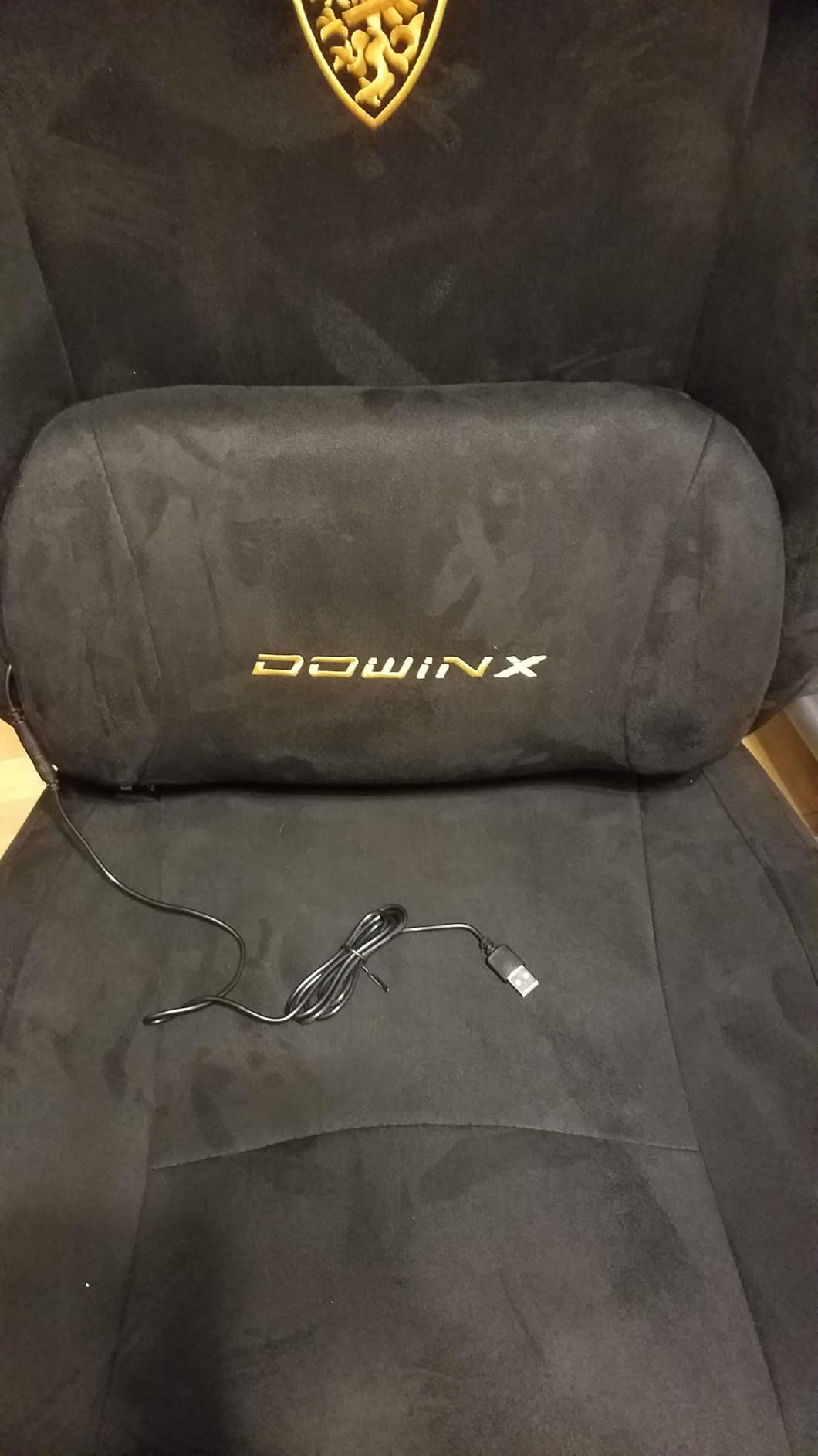 Dowinx Big and Tall Gaming Chair, Suede Fabric Game Chair with Pocket Spring Cushion, High Back Gamer Chair Ergonomic with Footrest for Adults Office, 440LBS customer photo 2