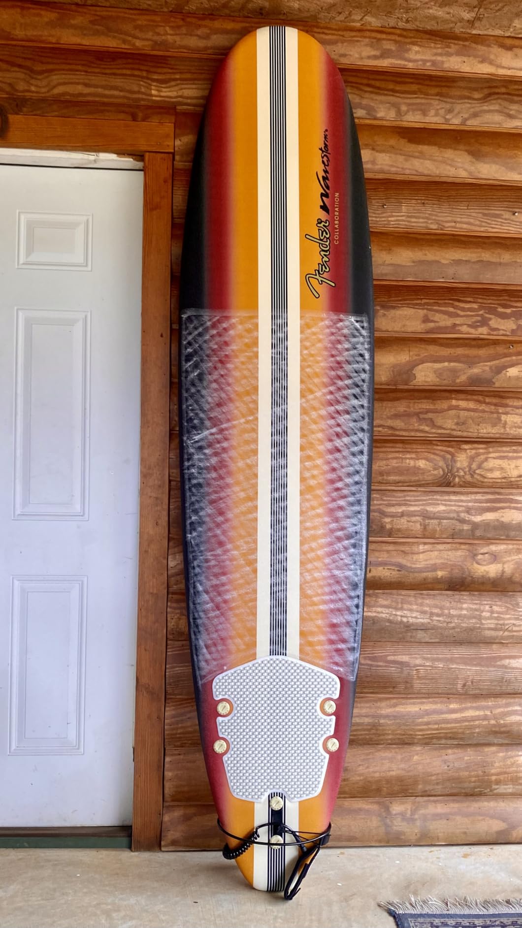 Fender x Wavestorm Collaboration 8ft Surfboard | Graphic top Deck with high Density Slick Bottom | for Kids and Adults | Foam Construction with Accessories | Leg Leash and Fin Set Included customer photo 1