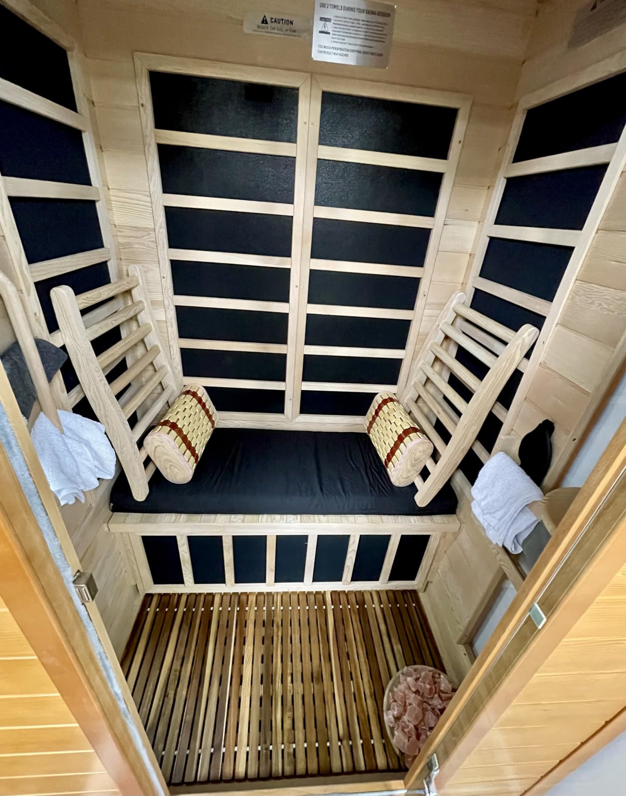 DYNAMIC SAUNAS Elite 1 Person Compact Ultra Low EMF FAR Infrared Sauna with Red Light Therapy & Bluetooth Speakers - Personal Indoor for Home & Gym customer photo 2