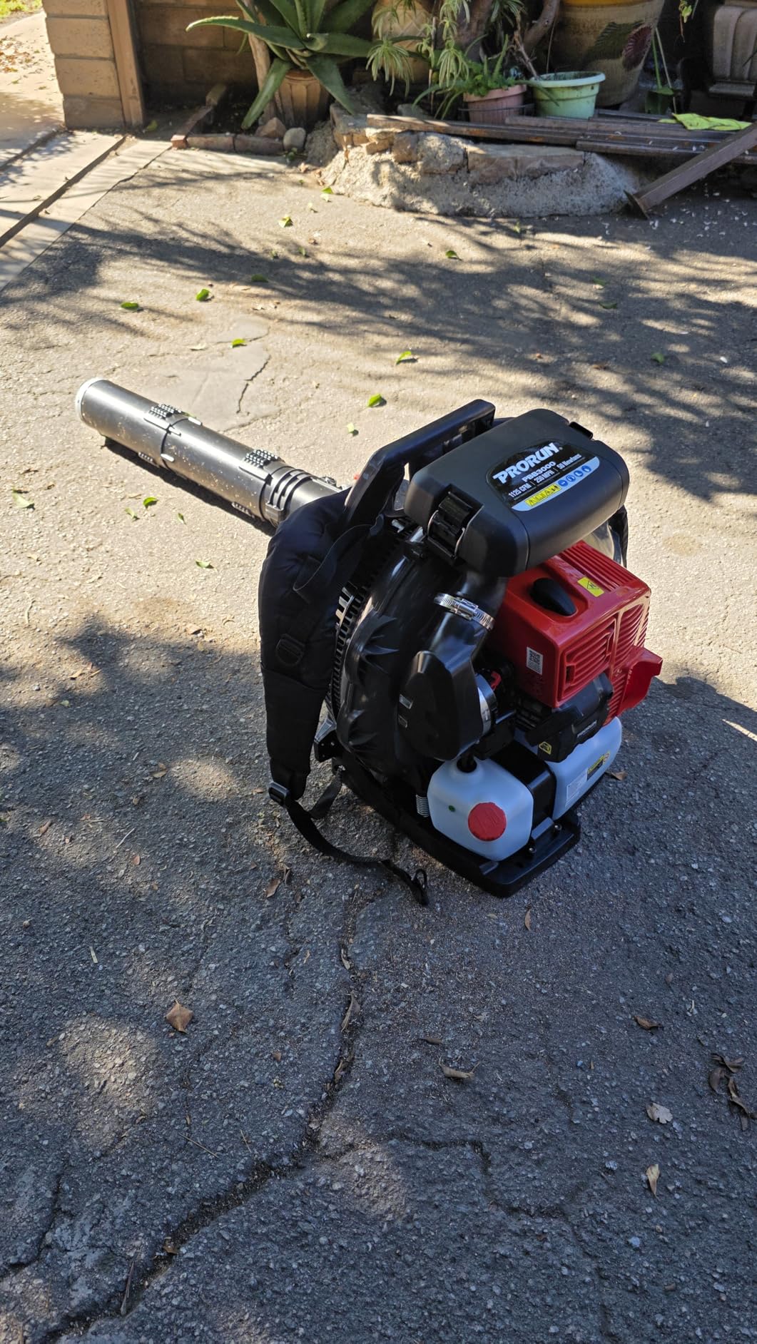 PRORUN PBB3000 Gas Backpack Leaf Blower, 79.9cc Commercial-Grade, 250 MPH, 1125 CFM customer photo 2