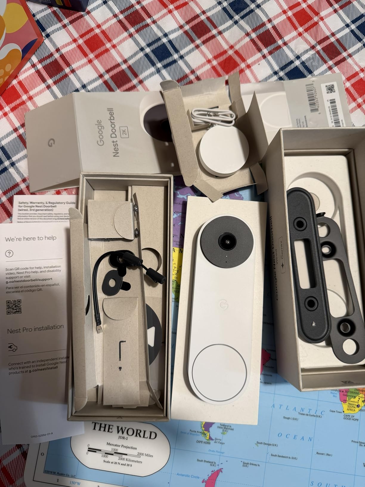 Google Nest Doorbell (Wired, 3rd Gen) - 2K Video, Live View - 2025 - Hazel customer photo 2