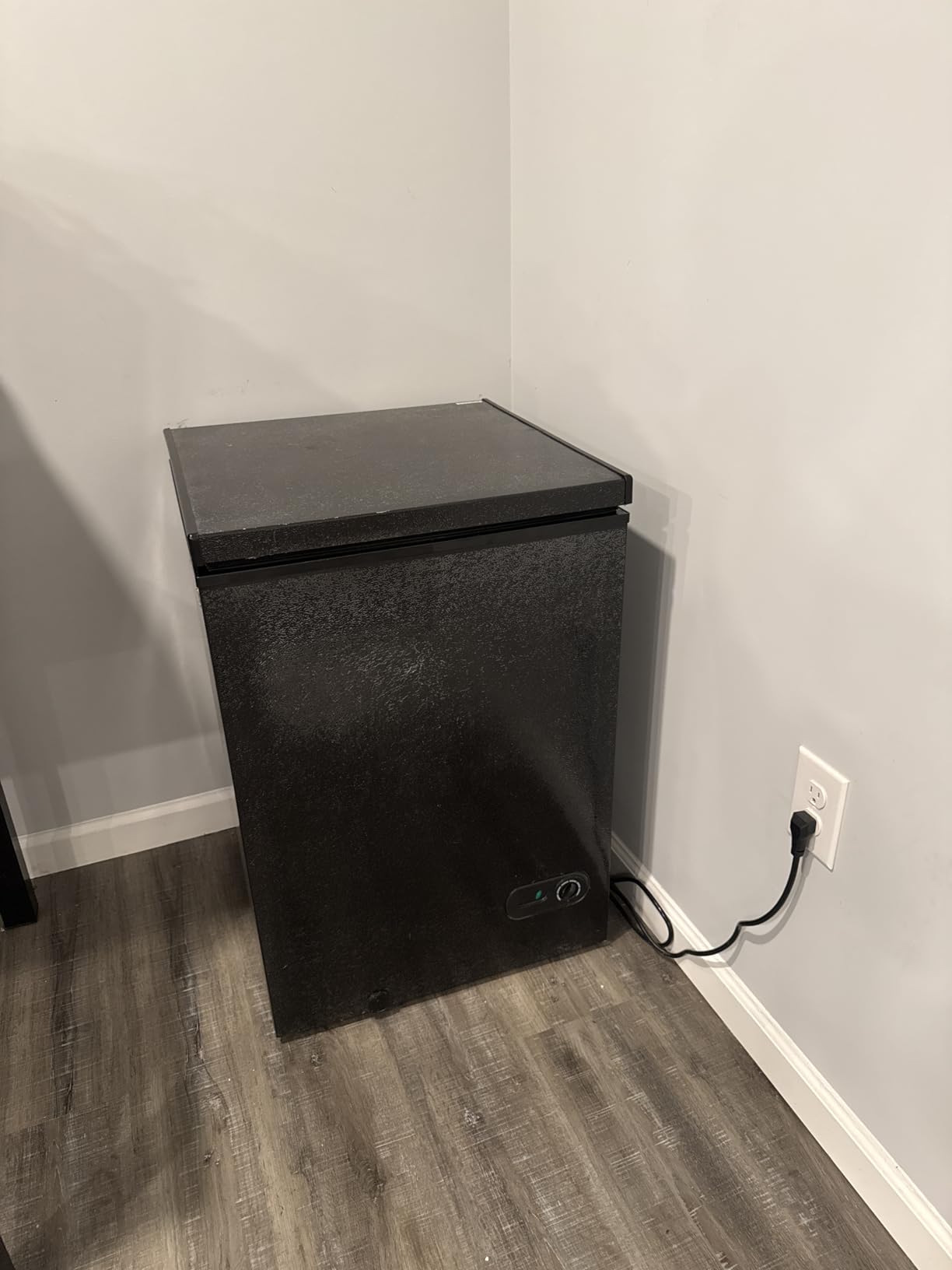 TABU 12.0 Cu Ft Chest Deep Freezer, Large Freestanding with 7 Level Adjustable Thermostat, Black customer photo 1